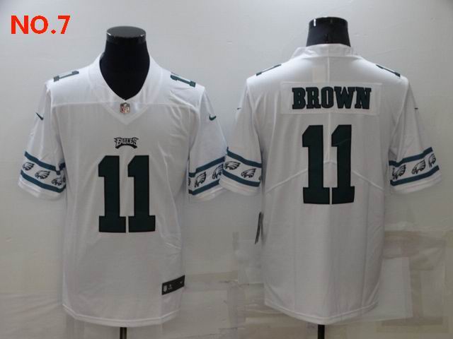 Men's Philadelphia Eagles #11 AJ Brown Jersey NO.7;